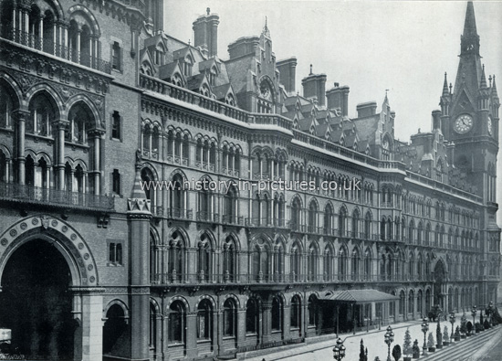 The Midland Grand Hotel, St. Pancras, London. c.1890's.